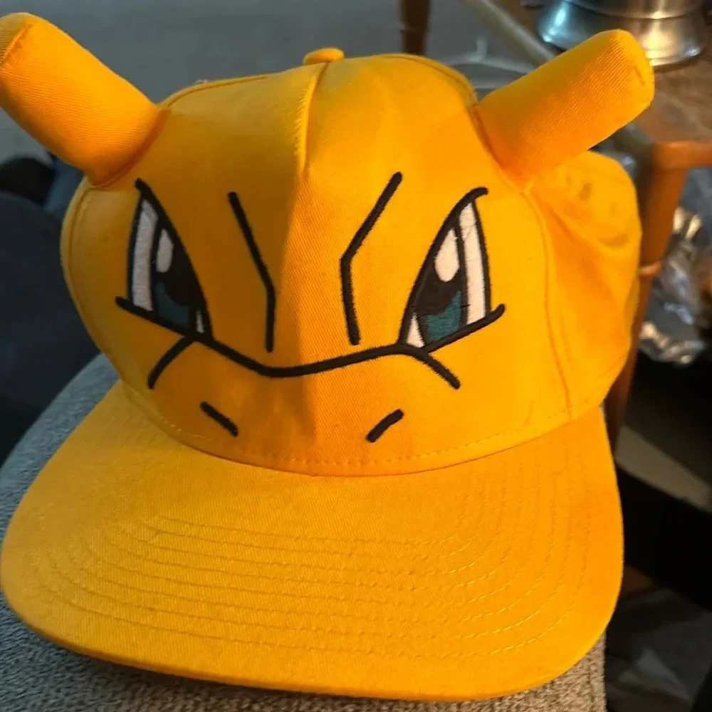 Bioworld Pokemon Charizard Big Face Trucker Snapback Hat with Ears